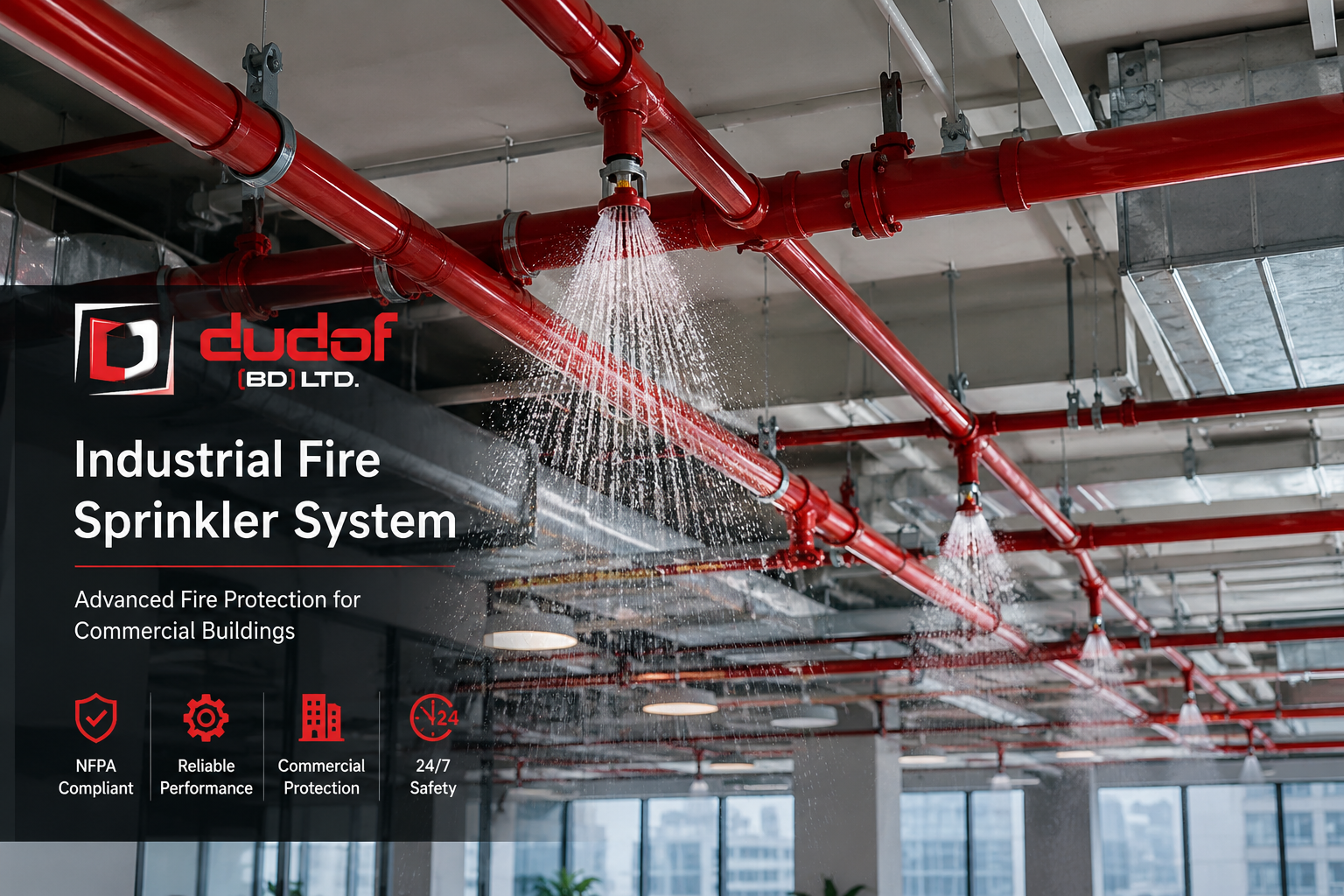 industrial fire sprinkler system