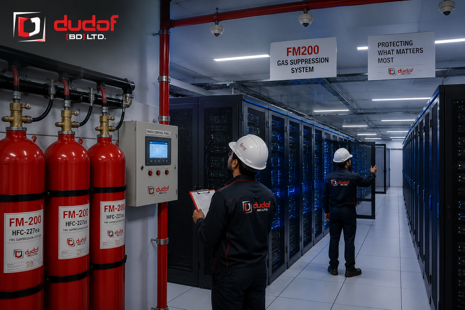 FM200 gas suppression